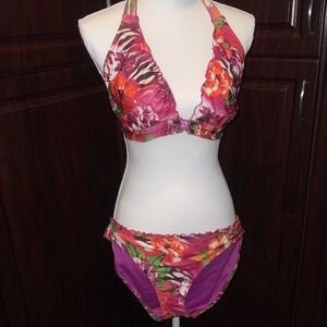 Womens Becca by Rebecca Virtue Bikini Size L